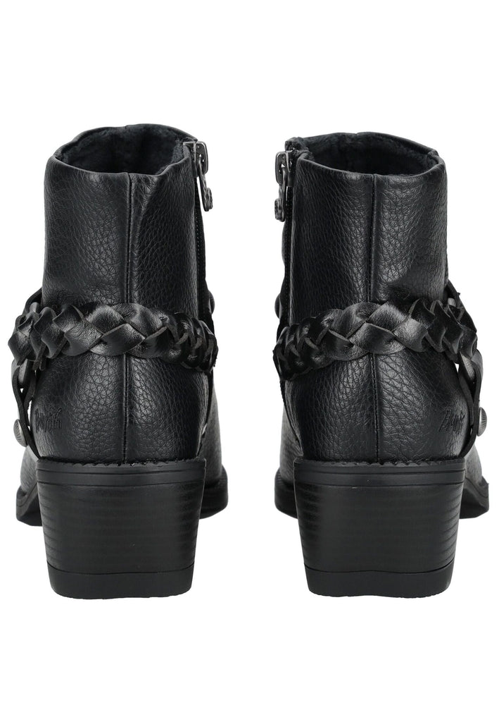 Blowfish Stiefelette Lederimitat Schwarz Warmfutter