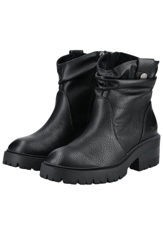 Blowfish Stiefelette Lederimitat Schwarz Warmfutter