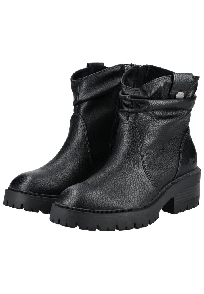 Blowfish Stiefelette Lederimitat Schwarz Warmfutter