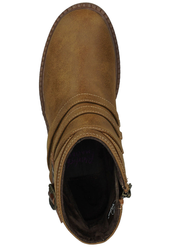 Blowfish Stiefelette Lederimitat/Textil Braun Warmfutter