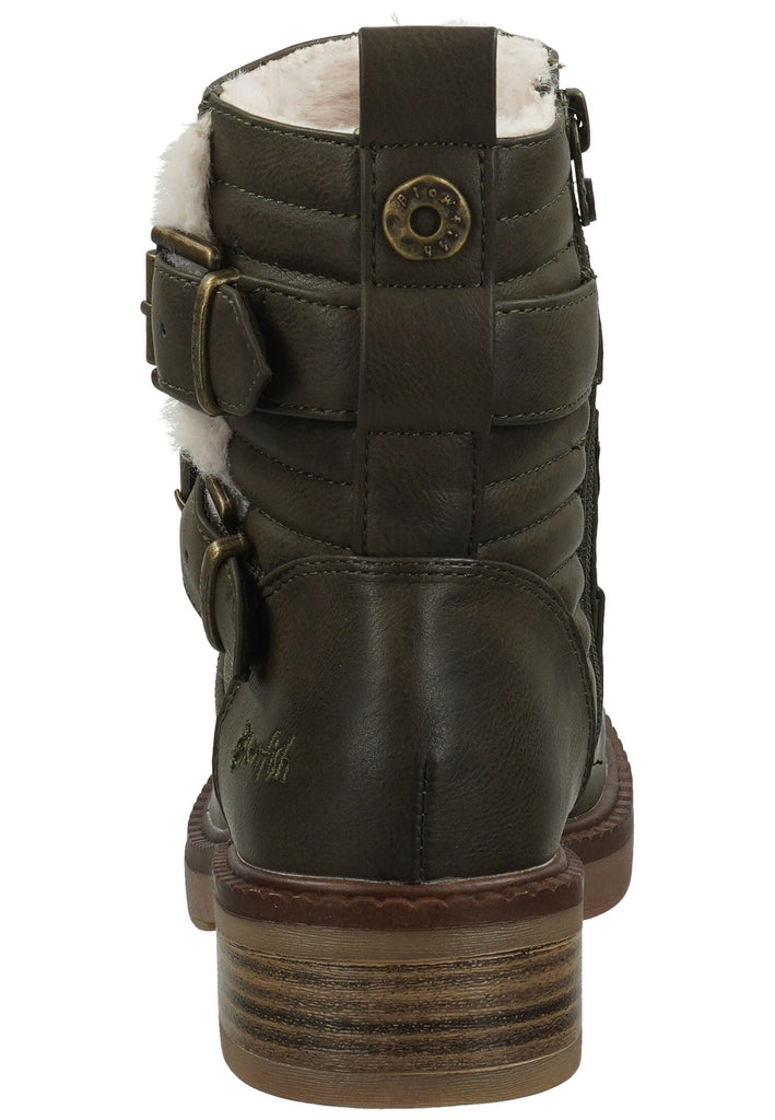 Blowfish Stiefelette Lederimitat/Textil Dunkelgrün Warmfutter