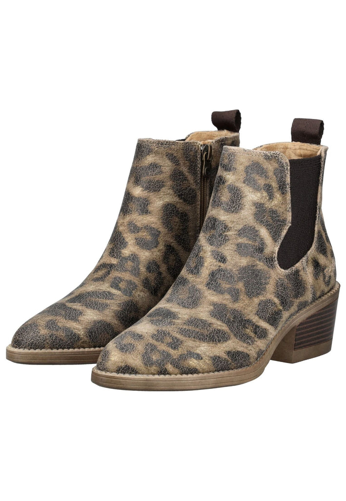 Blowfish Stiefelette Lederimitat/Textil Leopard Warmfutter