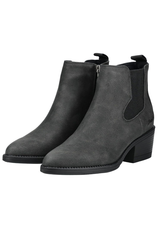 Blowfish Stiefelette Lederimitat/Textil Schwarz Warmfutter