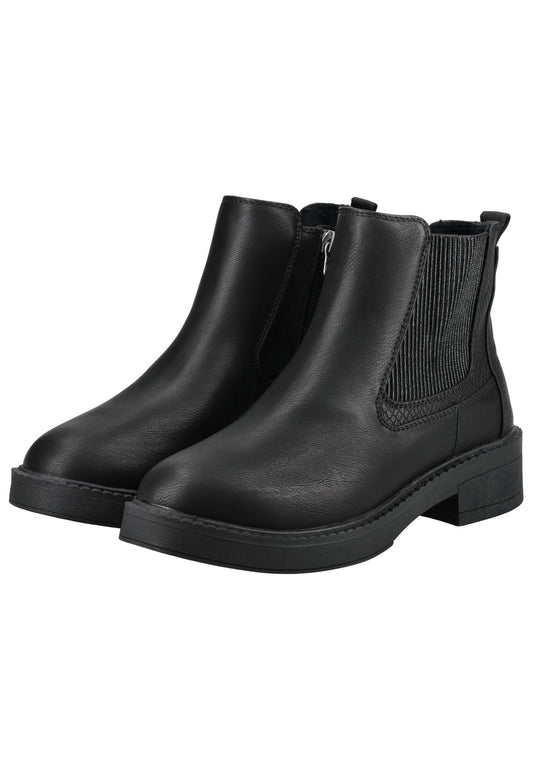 Blowfish Stiefelette Lederimitat/Textil Schwarz Warmfutter