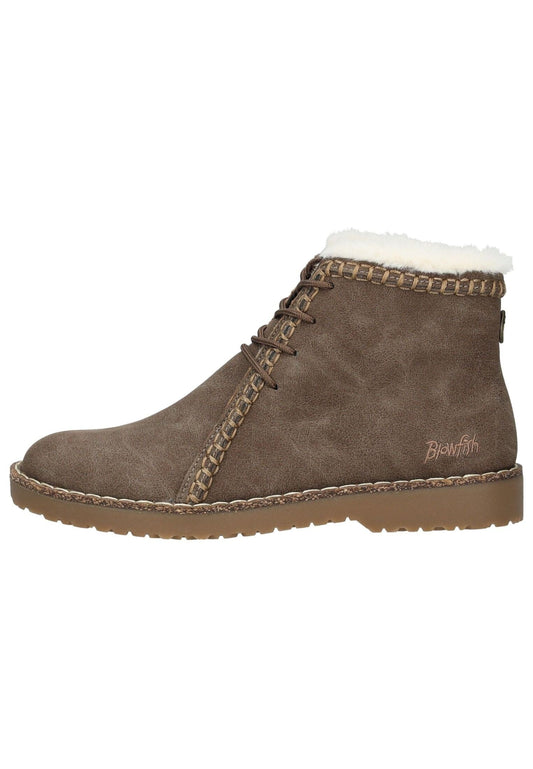 Blowfish Stiefelette Lederimitat/Textil Taupe Warmfutter