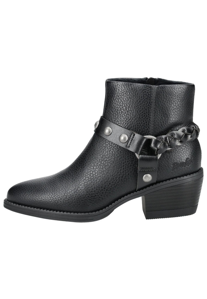 Stiefeletten Blowfish Stiefelette Lederimitat Schwarz Warmfutter