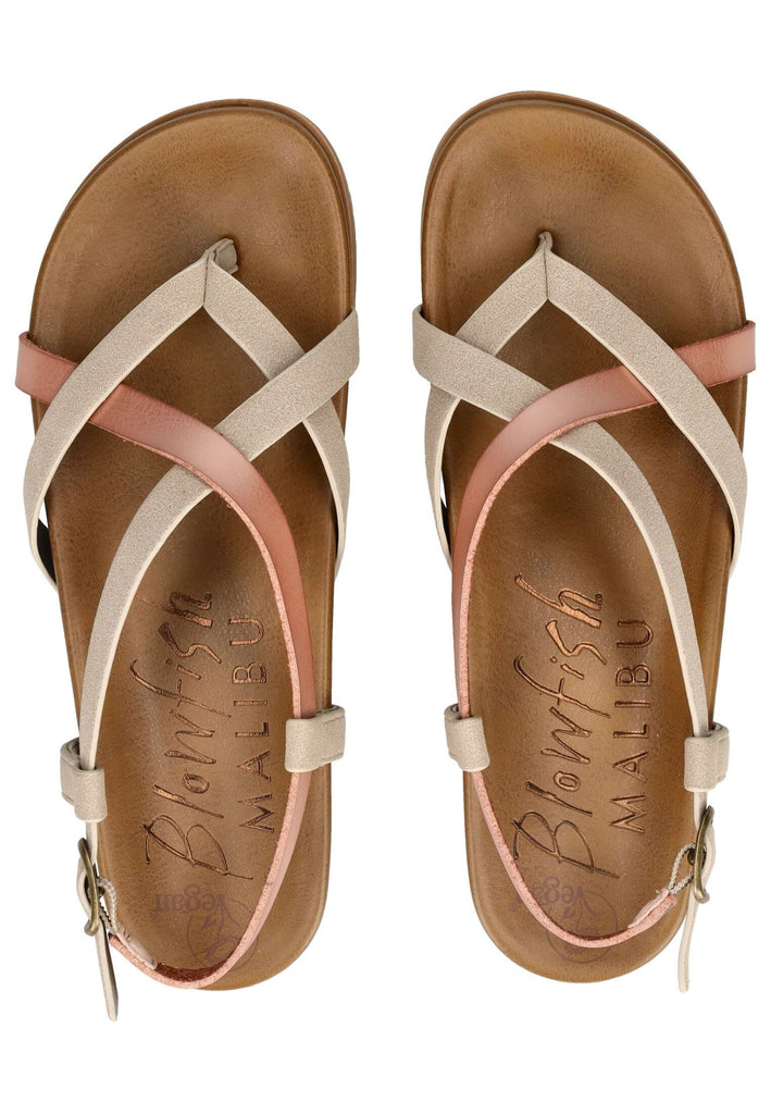 Blowfish Zehensteg Lederimitat Gold