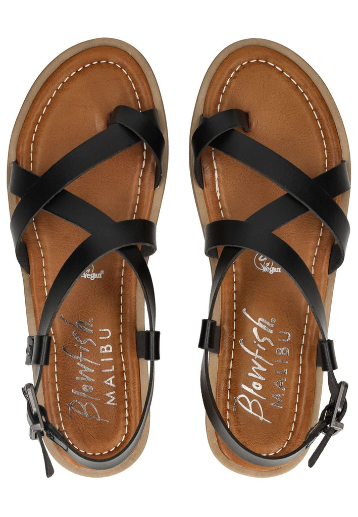 Blowfish Zehensteg Lederimitat Schwarz