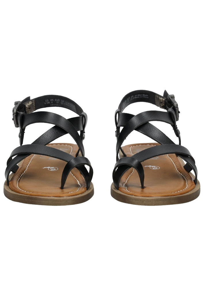 Blowfish Zehensteg Lederimitat Schwarz