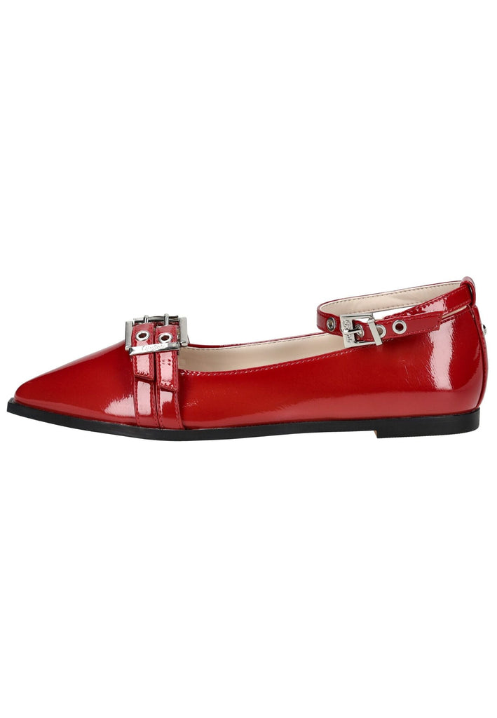 Ballerinas Buffalo Ballerinas Lederimitat Rot Lack