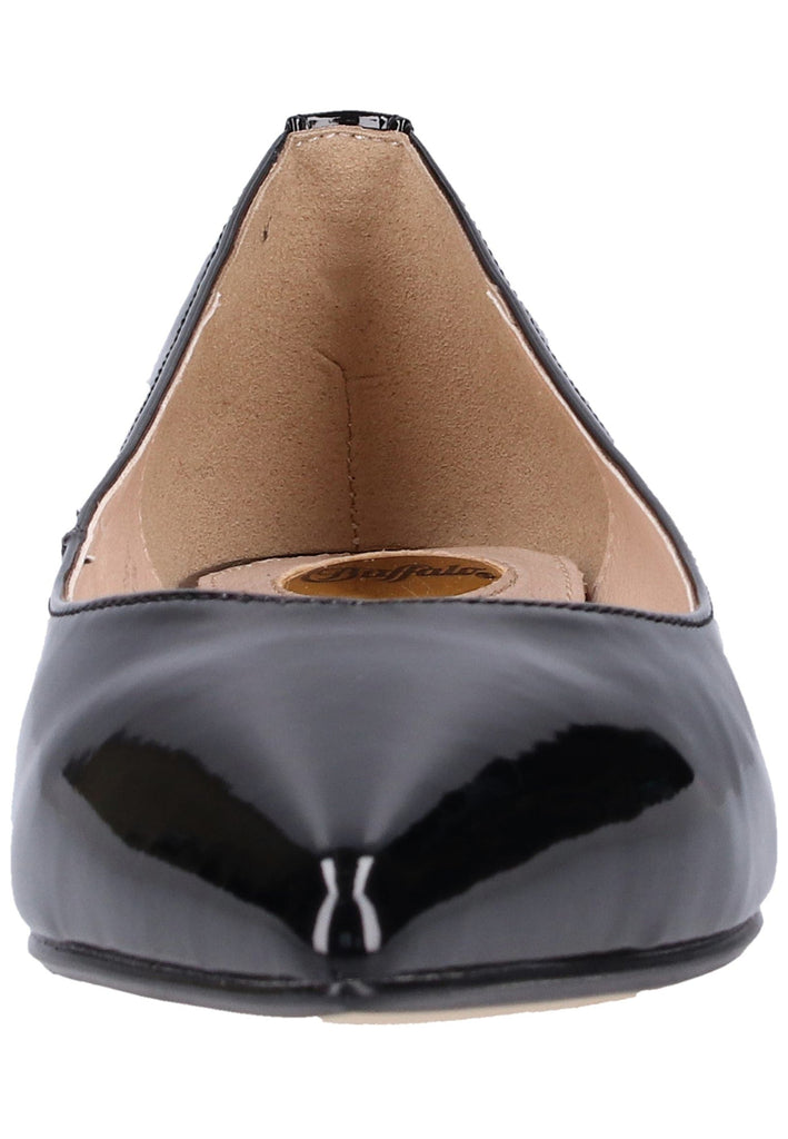 Buffalo Ballerinas Lederimitat Schwarz