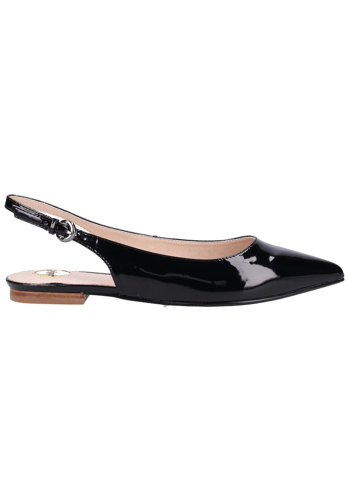 Buffalo Ballerinas Lederimitat Schwarz