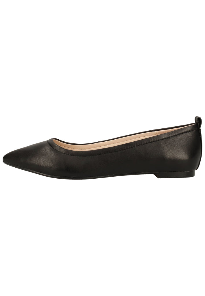Buffalo Ballerinas Nappaleder Schwarz