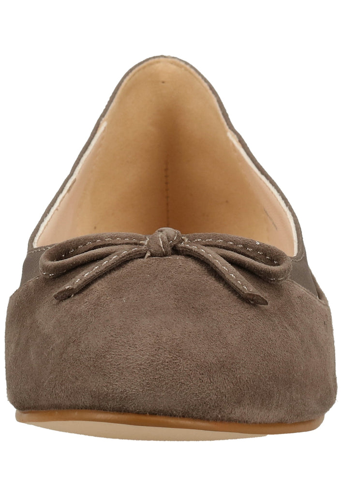 Buffalo Ballerinas Veloursleder Grau
