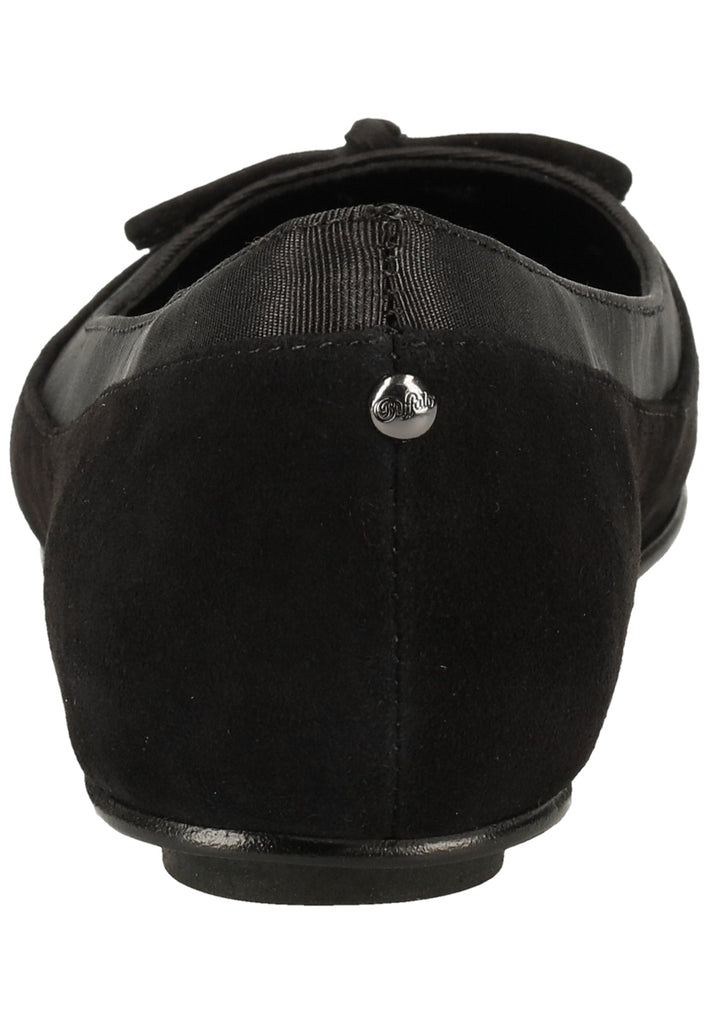 Buffalo Ballerinas Veloursleder Schwarz