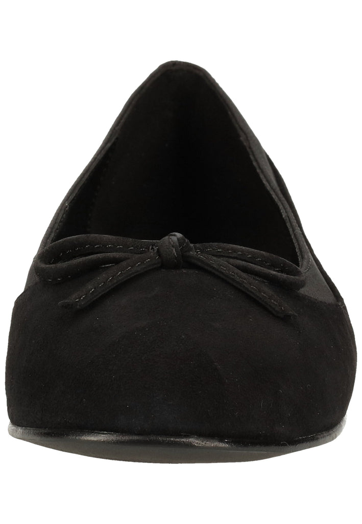 Buffalo Ballerinas Veloursleder Schwarz