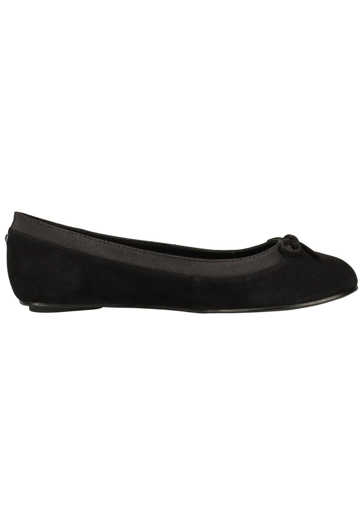 Buffalo Ballerinas Veloursleder Schwarz