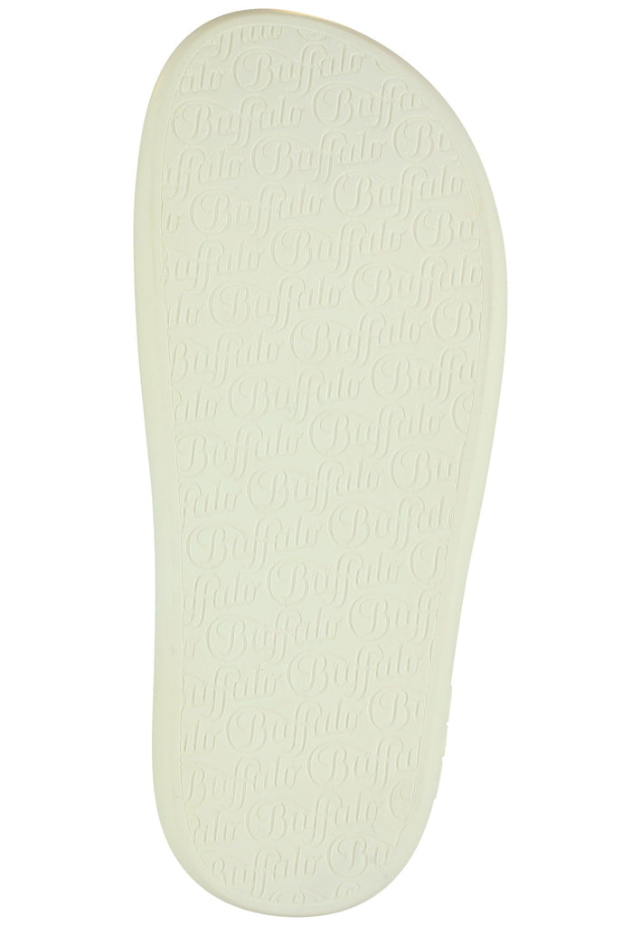 Buffalo Pantoletten Lederimitat Rainbow