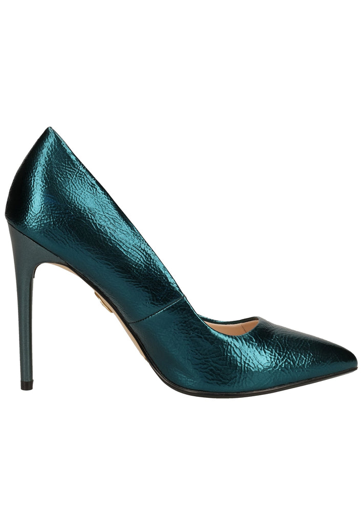 Buffalo Pumps Lederimitat Metallic Green