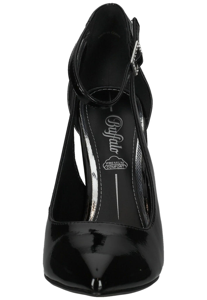 Buffalo Pumps Lederimitat Schwarz