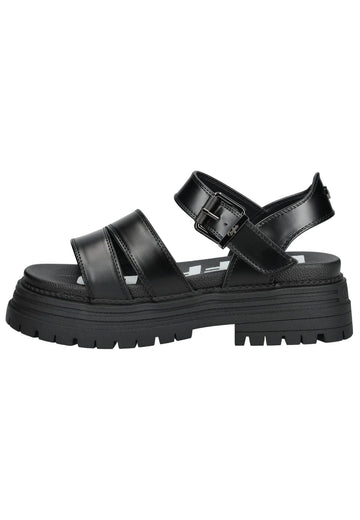 Sandalen Buffalo Sandalen Lederimitat Schwarz