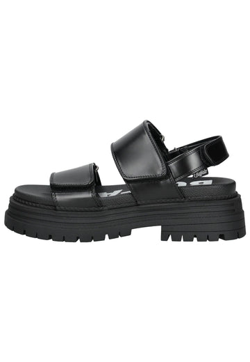 Sandalen Buffalo Sandalen Lederimitat Schwarz