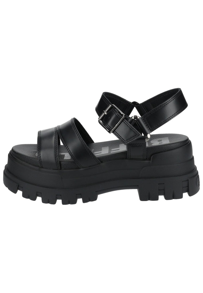 Sandalen Buffalo Sandalen Lederimitat Schwarz