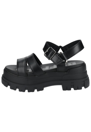 Sandalen Buffalo Sandalen Lederimitat Schwarz