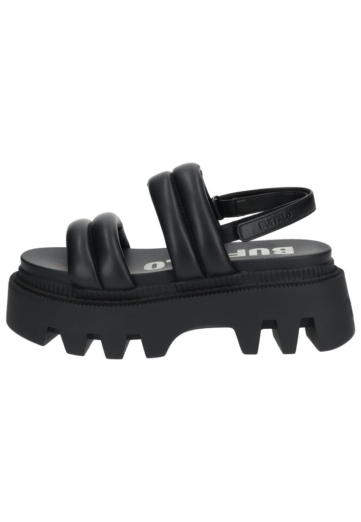 Sandalen Buffalo Sandalen Lederimitat Schwarz