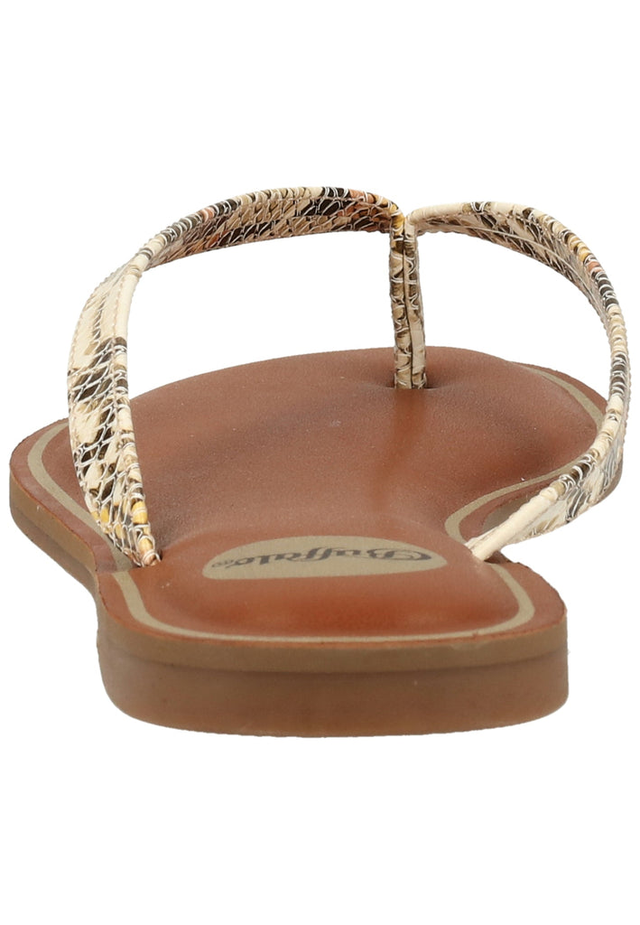 Buffalo Sandalen Lederimitat Beige