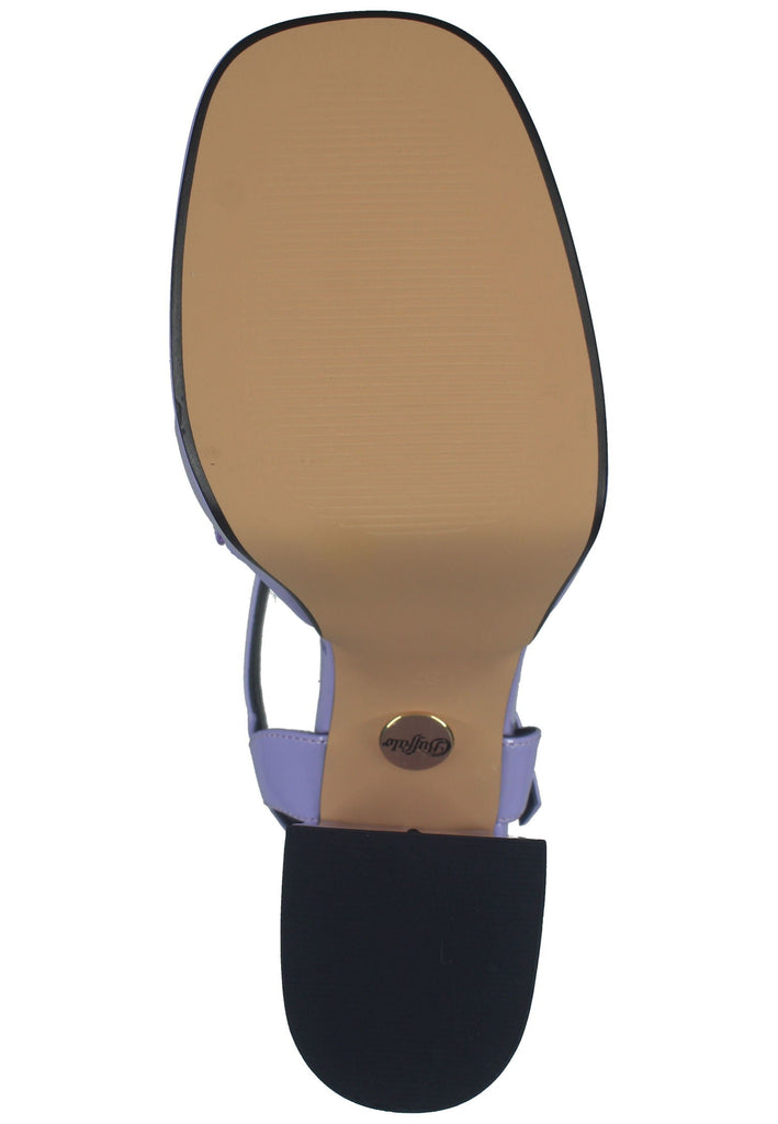 Buffalo Sandalen Lederimitat Lavendel