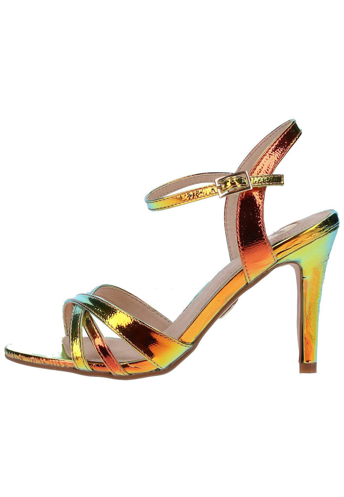 Buffalo Sandalen Lederimitat Mehrfarbig