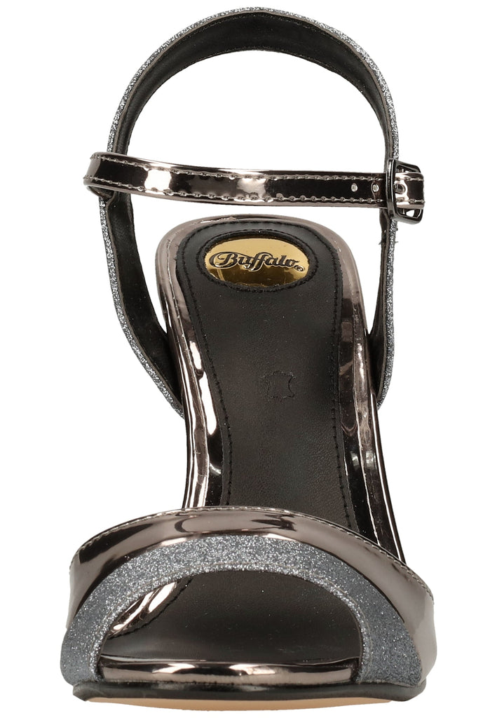 Buffalo Sandalen Lederimitat Pewter