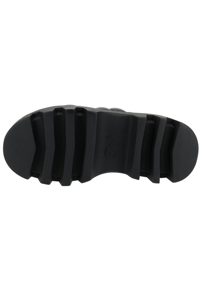 Buffalo Sandalen Lederimitat Schwarz