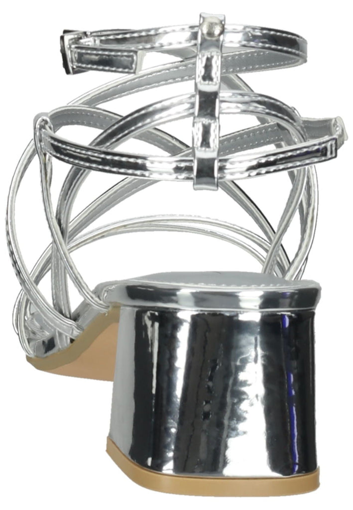 Buffalo Sandalen Lederimitat Silber