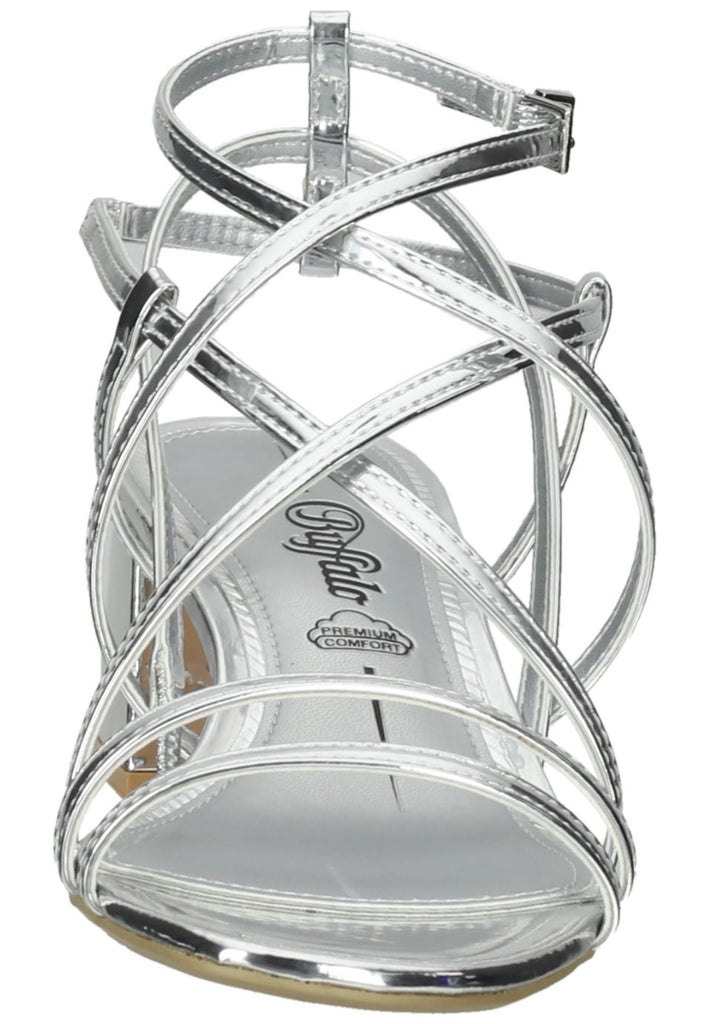 Buffalo Sandalen Lederimitat Silber