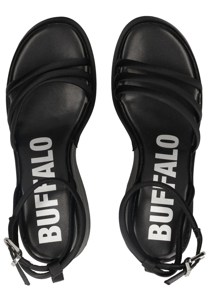 Buffalo Sandalen Textil Schwarz
