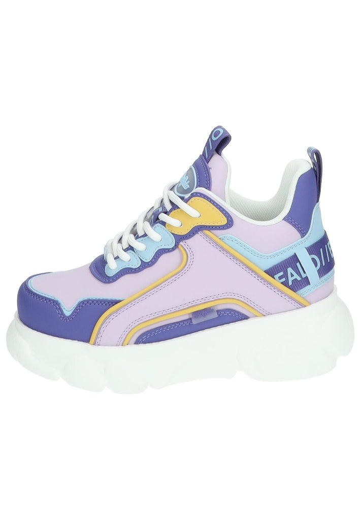 Sneaker Buffalo Sneaker Lederimitat Lila/Blau