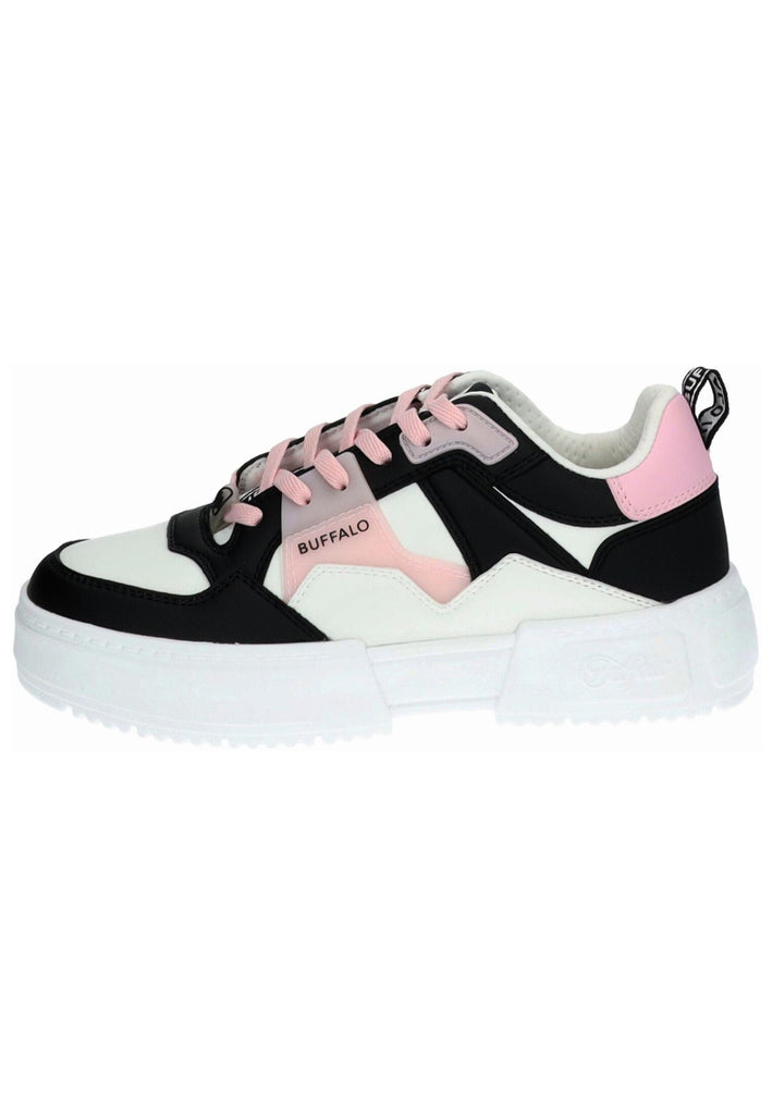Sneaker Buffalo Sneaker Lederimitat Schwarz/Pink