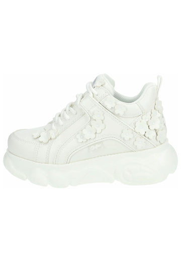 Sneaker Buffalo Sneaker Lederimitat Weiß