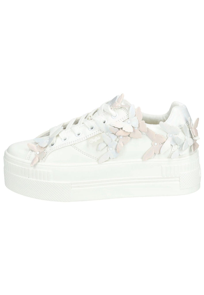 Sneaker Buffalo Sneaker Lederimitat Weiß Kombi