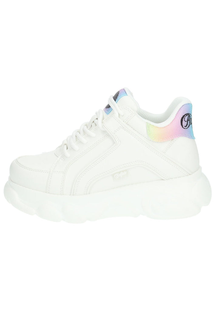 Sneaker Buffalo Sneaker Lederimitat Weiß Kombi