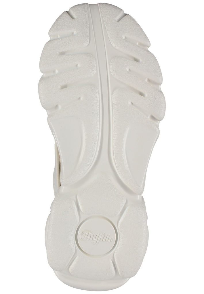 Buffalo Sneaker Lederimitat Beige/Weiß