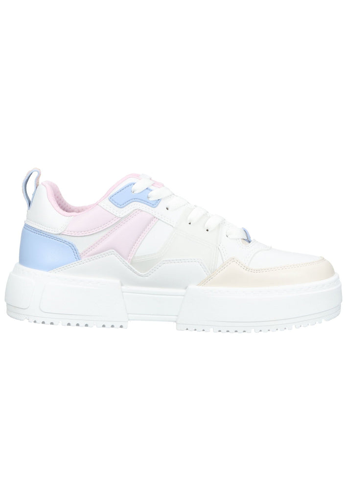 Buffalo Sneaker Lederimitat Blau/Pink