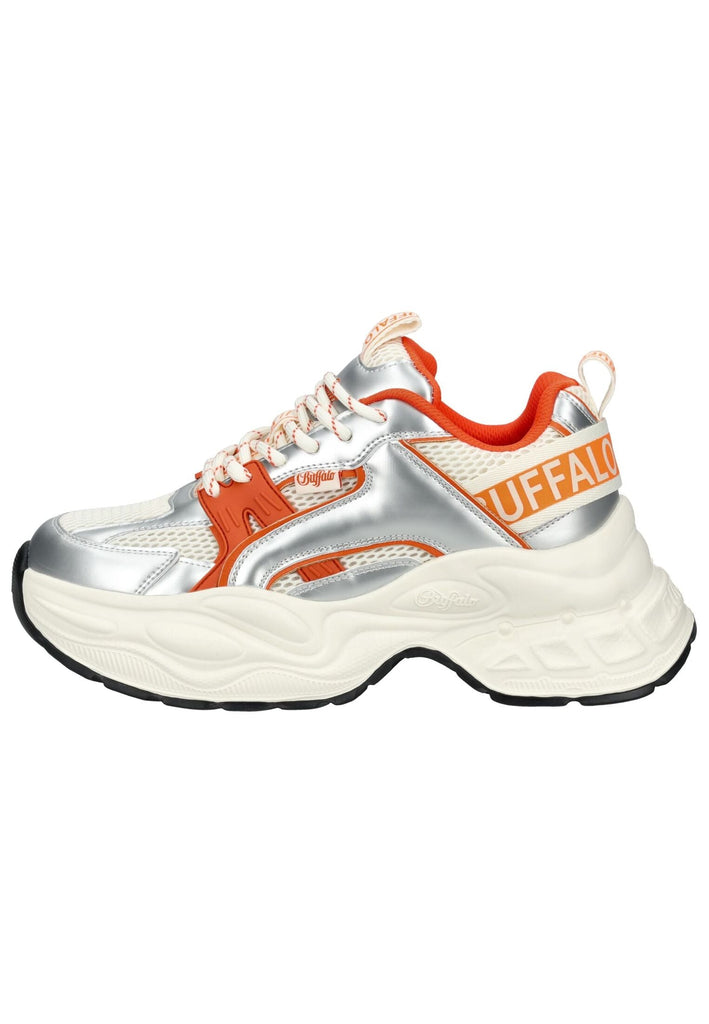 Buffalo Sneaker Lederimitat/Mesh Beige/Orange