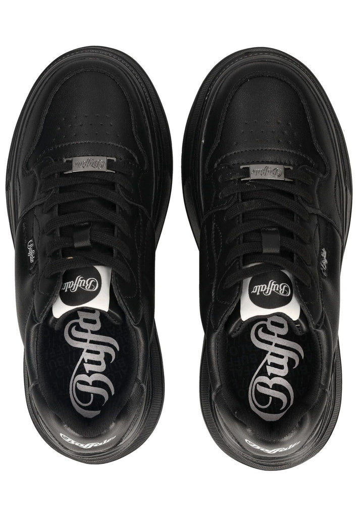 Buffalo Sneaker Lederimitat Schwarz