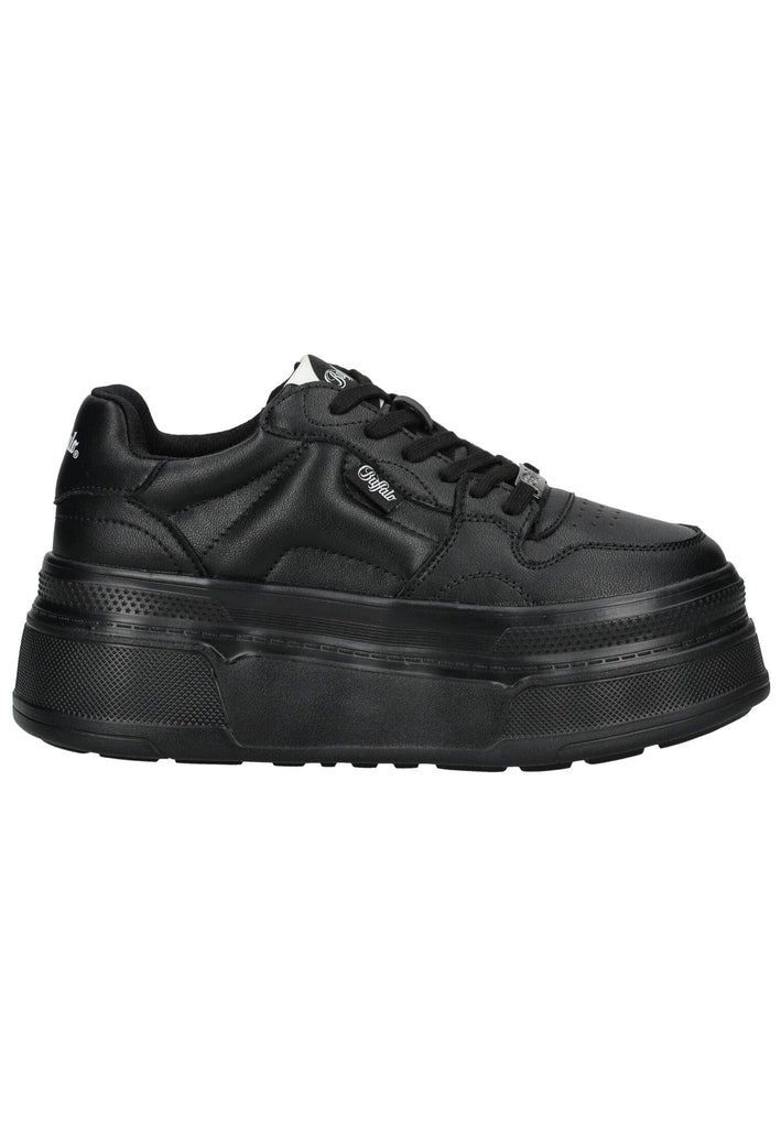 Buffalo Sneaker Lederimitat Schwarz