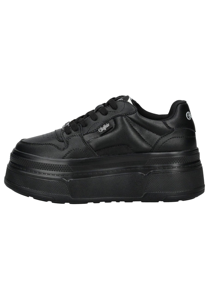 Buffalo Sneaker Lederimitat Schwarz