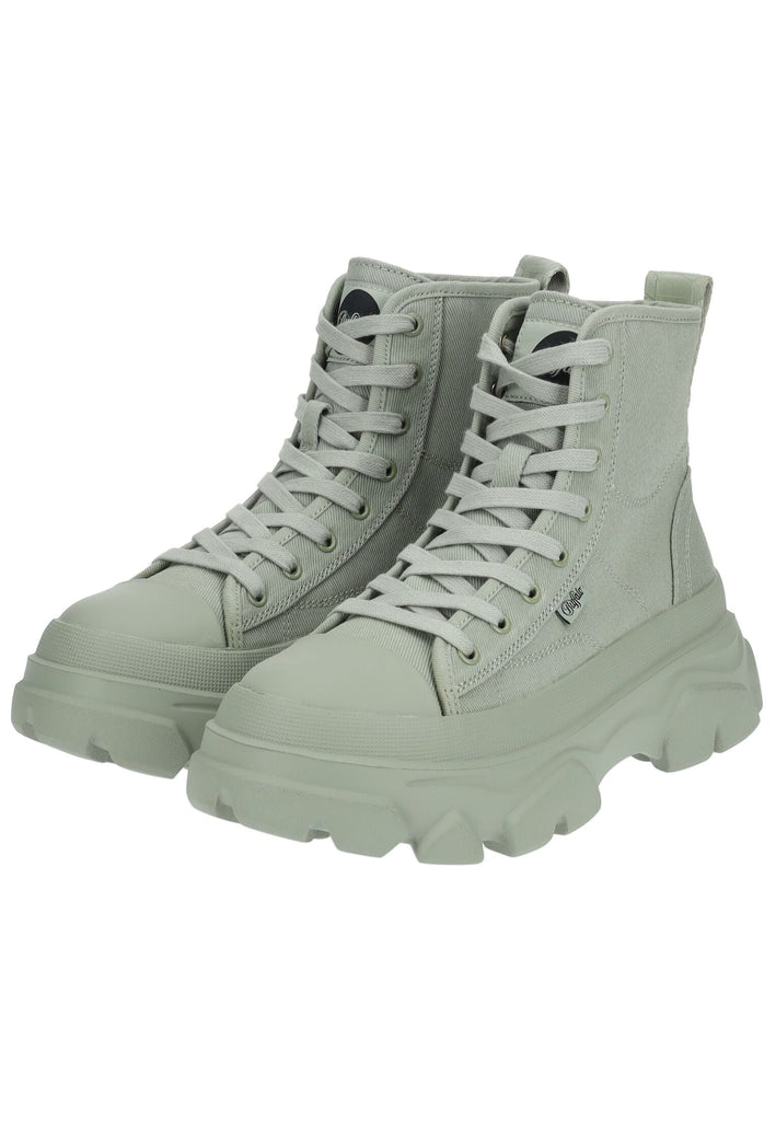 Buffalo Sneaker Lederimitat/Textil Grün