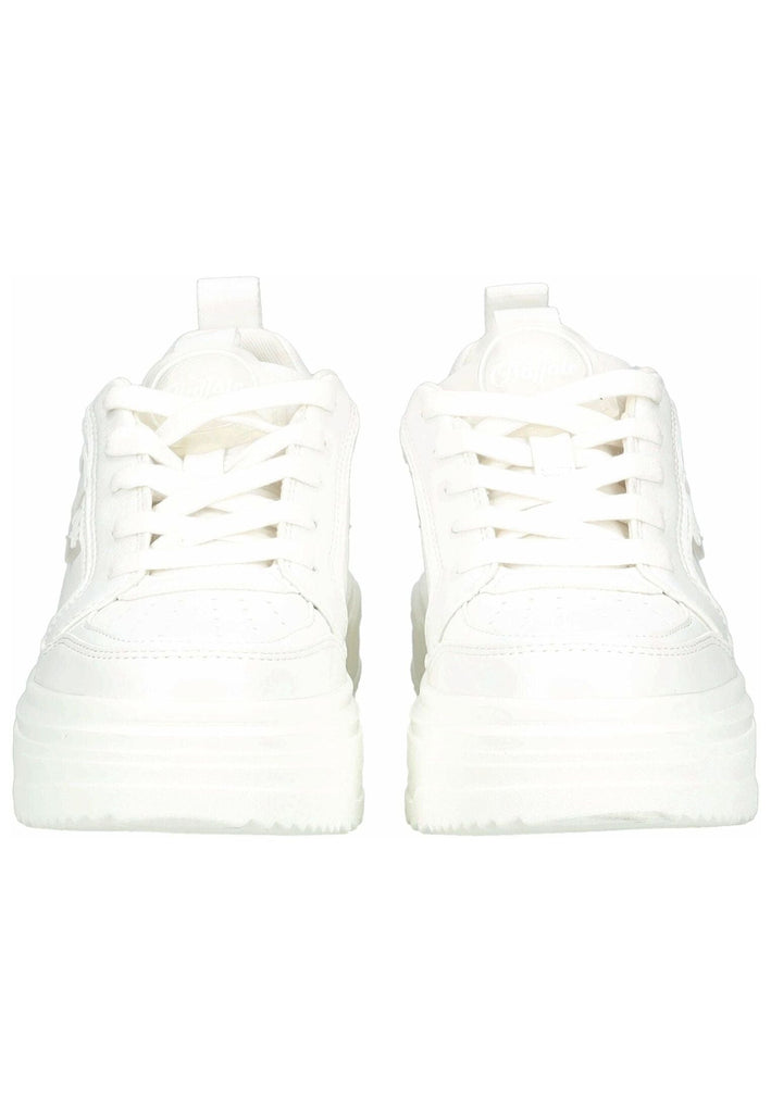 Buffalo Sneaker Lederimitat/Textil Weiß